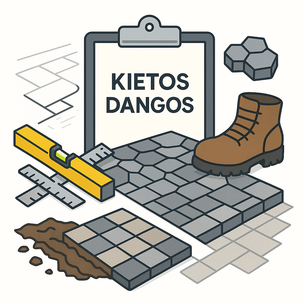 Kietųjų dangų įrengimas