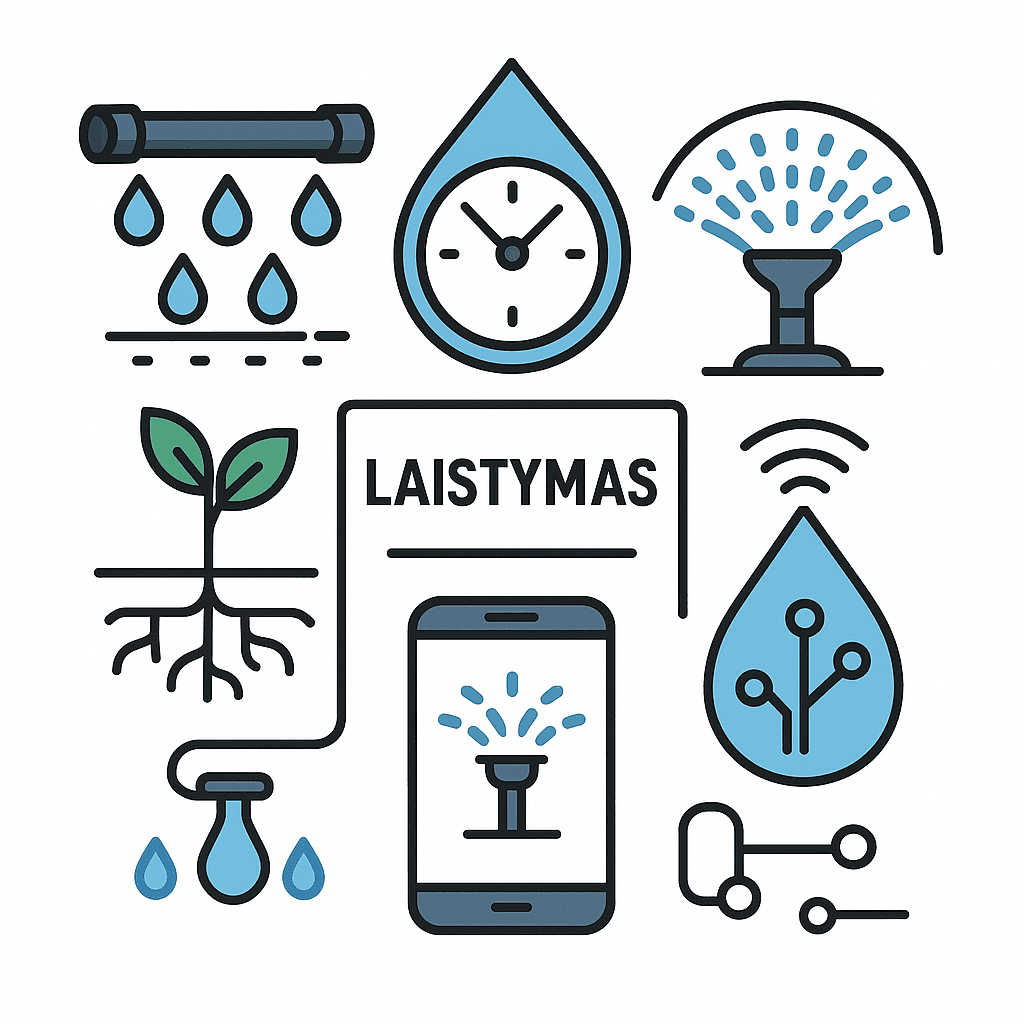 Laistymo sistemų įrengimas
