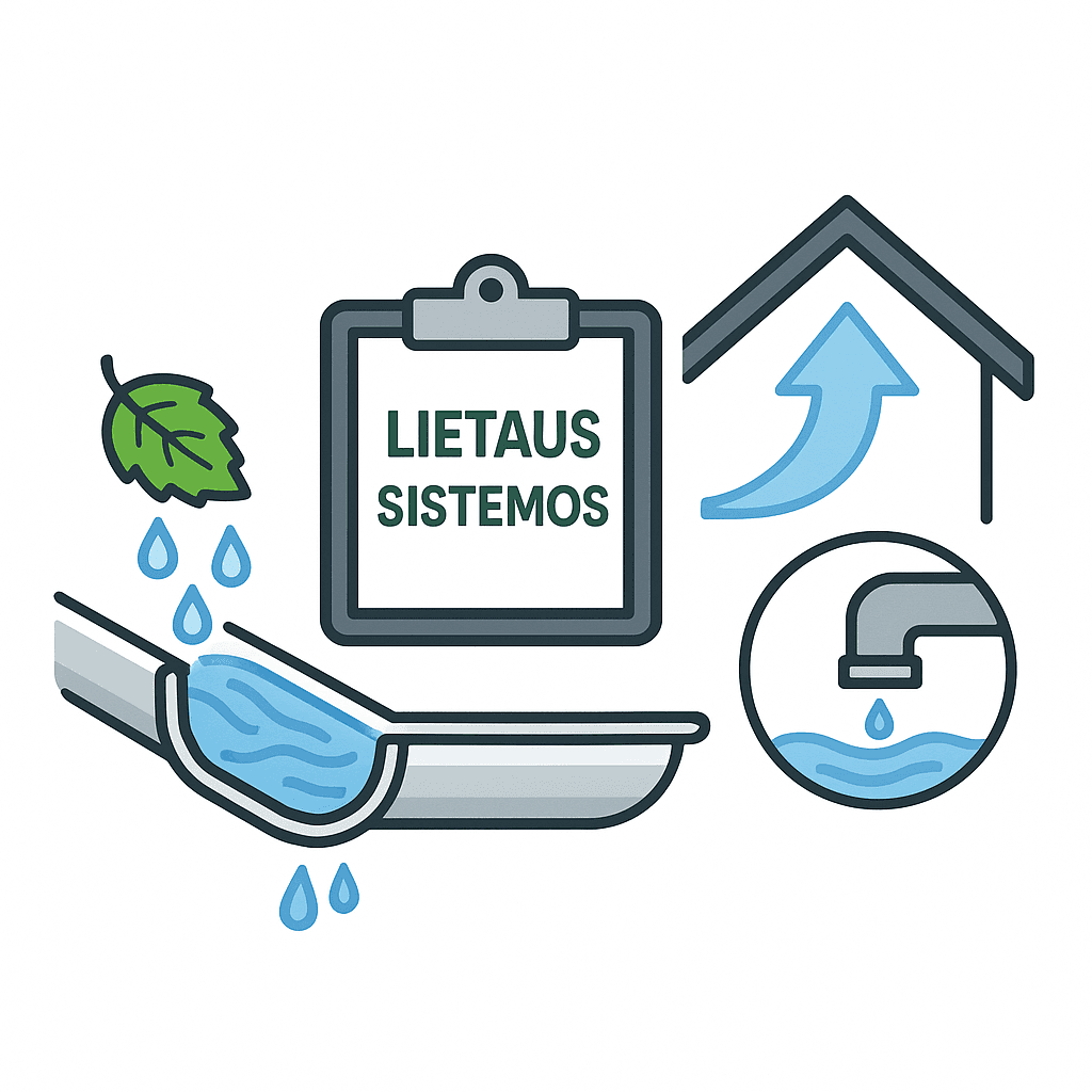 Lietaus sistemų valymas